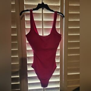 Time and Tru Girls' Hot Pink One-Piece Swimsuit